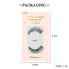 100% Human Hair Lashes Clear & Black Band Wispy Natural Full Strip Lashes Vendors Handmade False Eyelashes