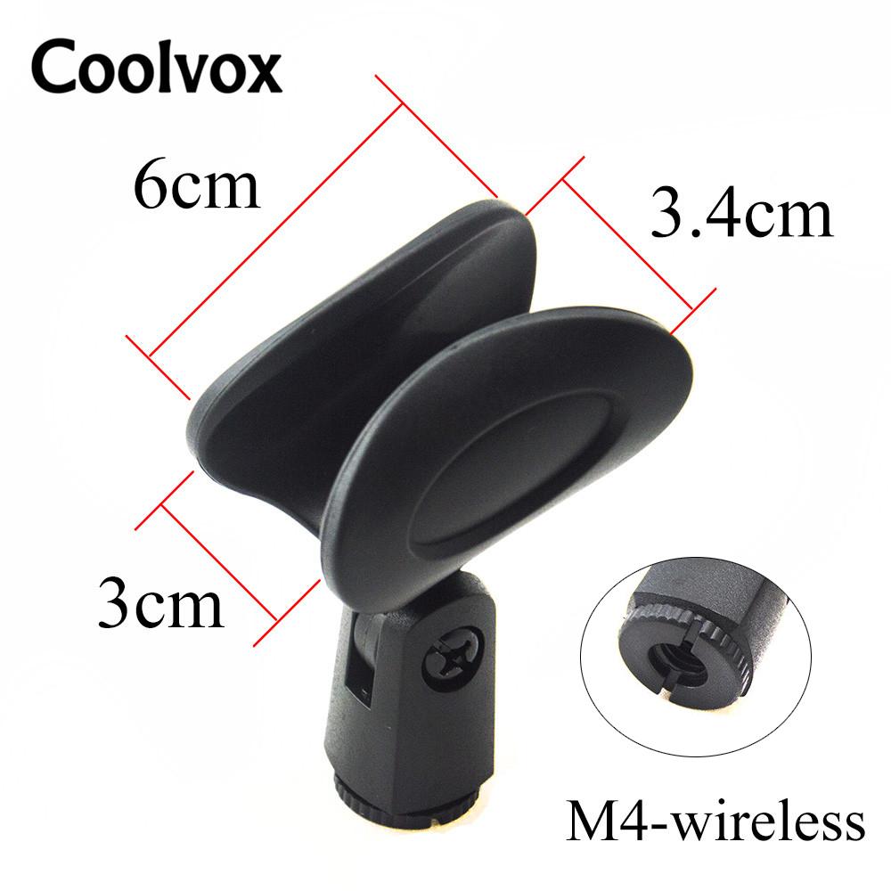 

Затискач для мікрофона для підставки для мікрофона - необхідний аксесуар для аудіозапису, інтерв ю Затискач для мікрофона Гарячий черевик для підсвічування камери Тримач мікрофона M4 Wireless