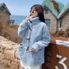 Imitation Fur New Light Fashion Integrated Medium and Long Coat Imitation Rex Rabbit Wool Lamb Wool Coat Women