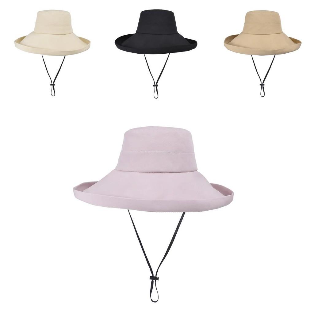 Polyester Wide Brim Sun Hat For Women With Sun Protection And Breathability Perfect For Spring And Summer Outdoor Activities