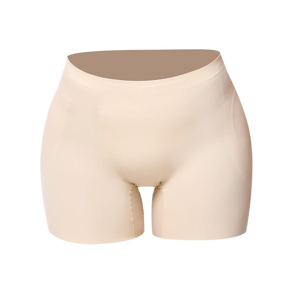High Waist Tummy Control Eco-Friendly Padded Buttocks Sexy Control Panties Slimming Butt Lifting Shapewear L белый