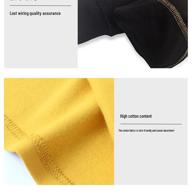 Korean Style Kids' Warm Long-Sleeve Cotton Cashmere T-Shirt for Fall/Winter - Boys' Fake Two-Piece Base Layer