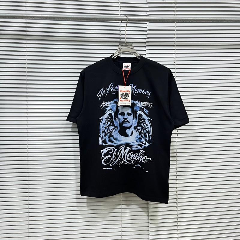 Mens Cotton Graphic Tee Streetwear Loose Fit Short Sleeve T-Shirt Casual Wear