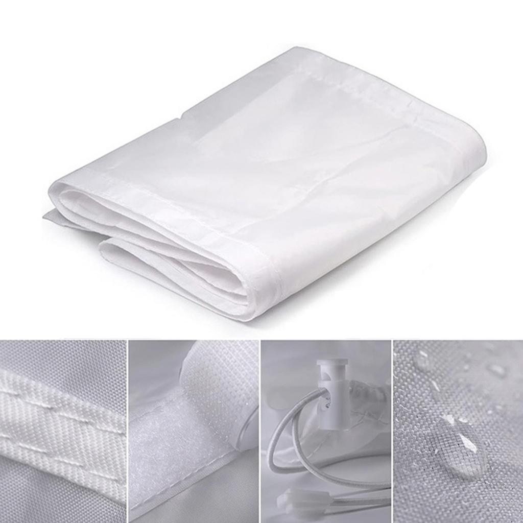 Przenośna uszczelka do klimatyzatora, zestaw uszczelek do okien skrzydłowych, osłony wymiany powietrza z zamkiem błyskawicznym i taśmą klejącą,