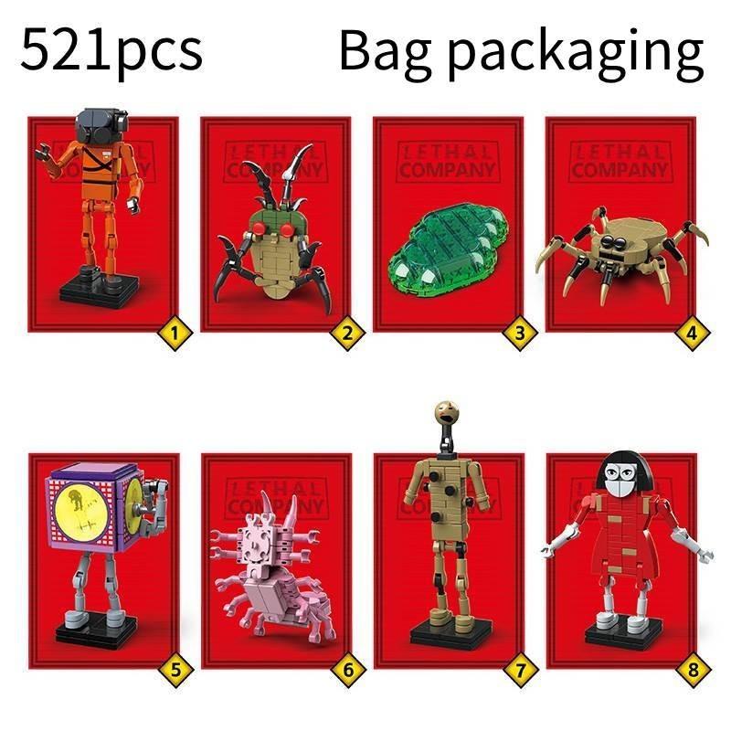 Lethal Company Building Blocks Full Set Of 400-800 Pieces Abs Plastic Material