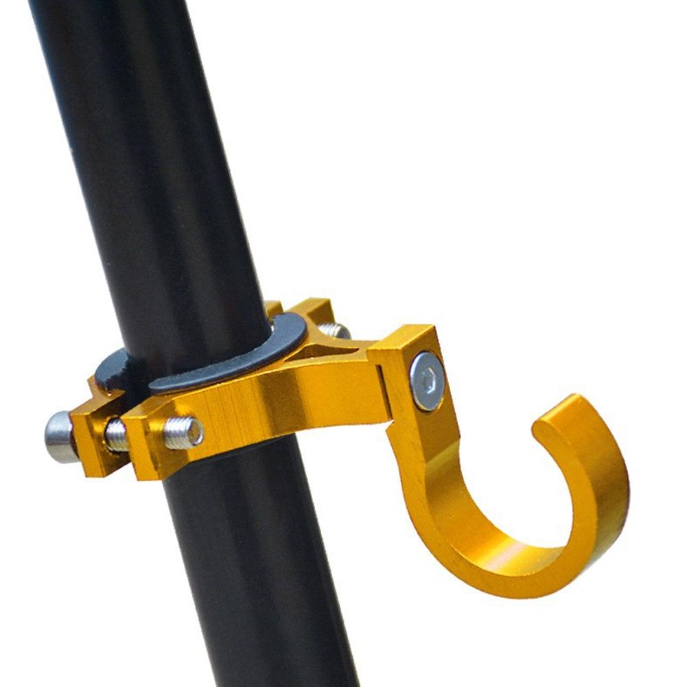 Electric Scooter Metal Hooks CNC Portable Helmet Rack Bike Tube Storage Hanger Simple Double Buckle Ebike Motorcycle Accessories