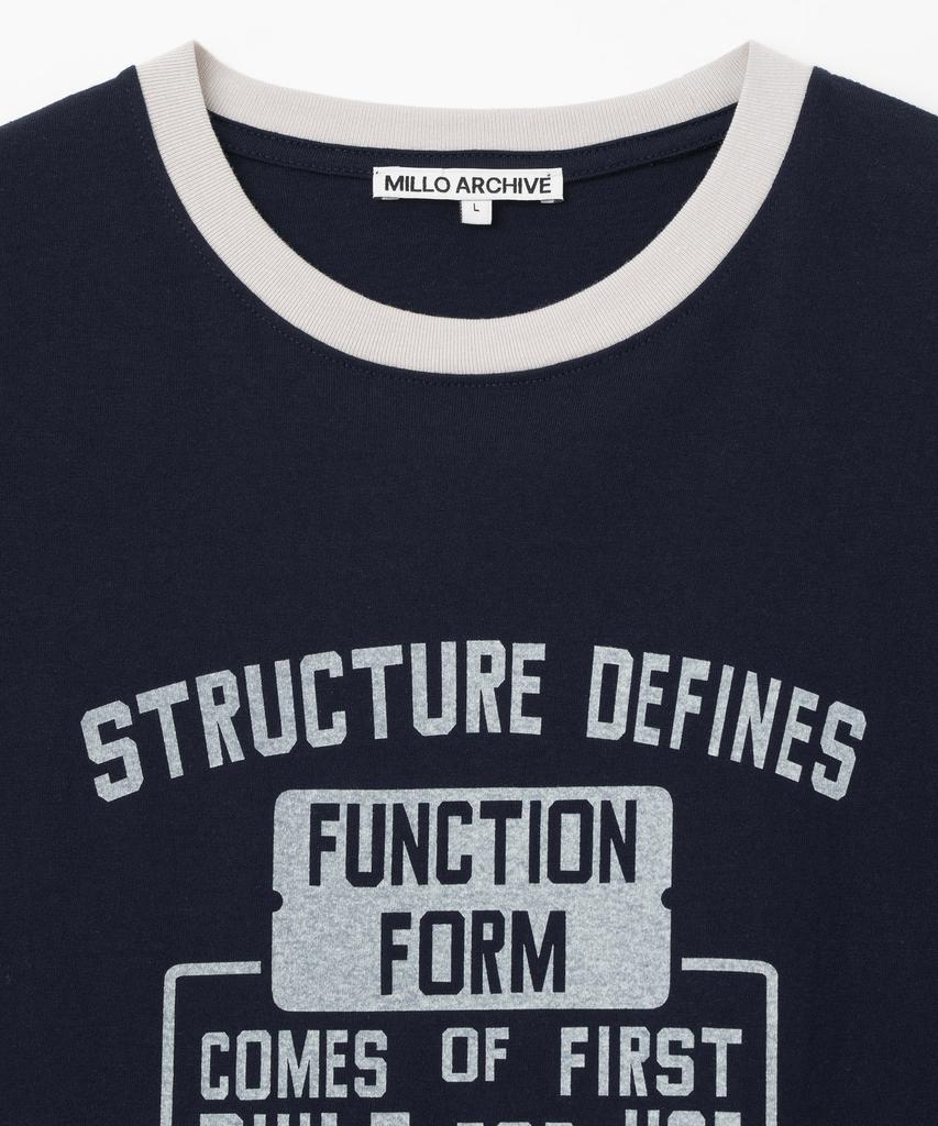 MILLO ARCHIVE Note Ringer T-Shirt [Navy]
