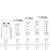 2 Pin Strong Magnetic Charge Cable Charging Line Rope for Smart Watch Universal