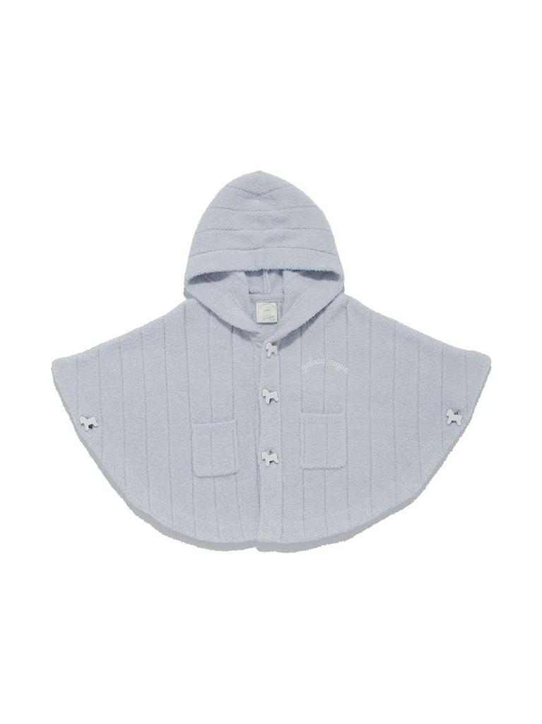 Gelato Pique Baby Smoothie Rib Poncho PBNT241410 BLU