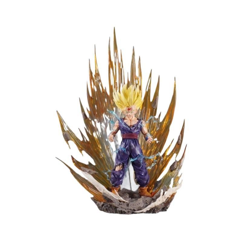 Dragon Ball HB Super Second Gohan Figure, Anime Peripheral Tide Play Doll Ornament, Super Saiyan Model Gift