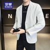 ROMON Men's Four-Way Stretch Business Casual Blazer