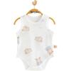 Summer Sleeveless Pure Cotton Bodysuit