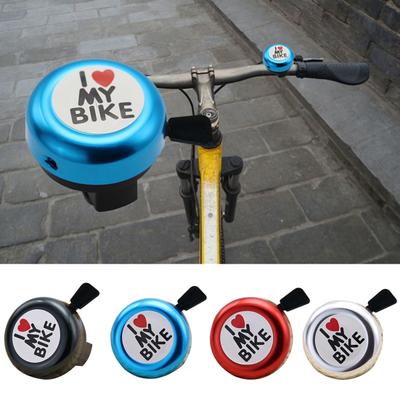 Cute I Love My Bike Printed Bike Bicycle Bell Clear Sound Alarm Warning