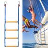 4-step Boat Rope Ladder Folding Assist Marine Rope Boarding Ladder Swim Ladder For Inflatable Boat Kayak Motorboat Canoeing