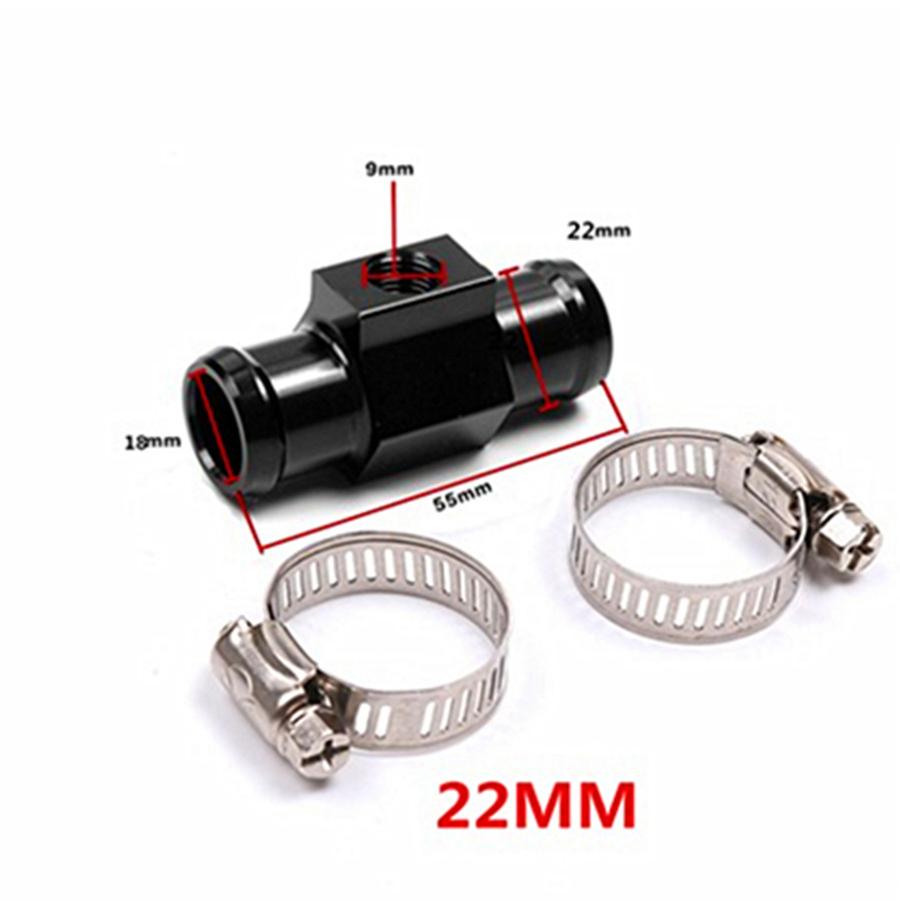 5 IN 1 Digital Motorcycle Water Temperature Voltage Meter w/22mm Sensor Adapter