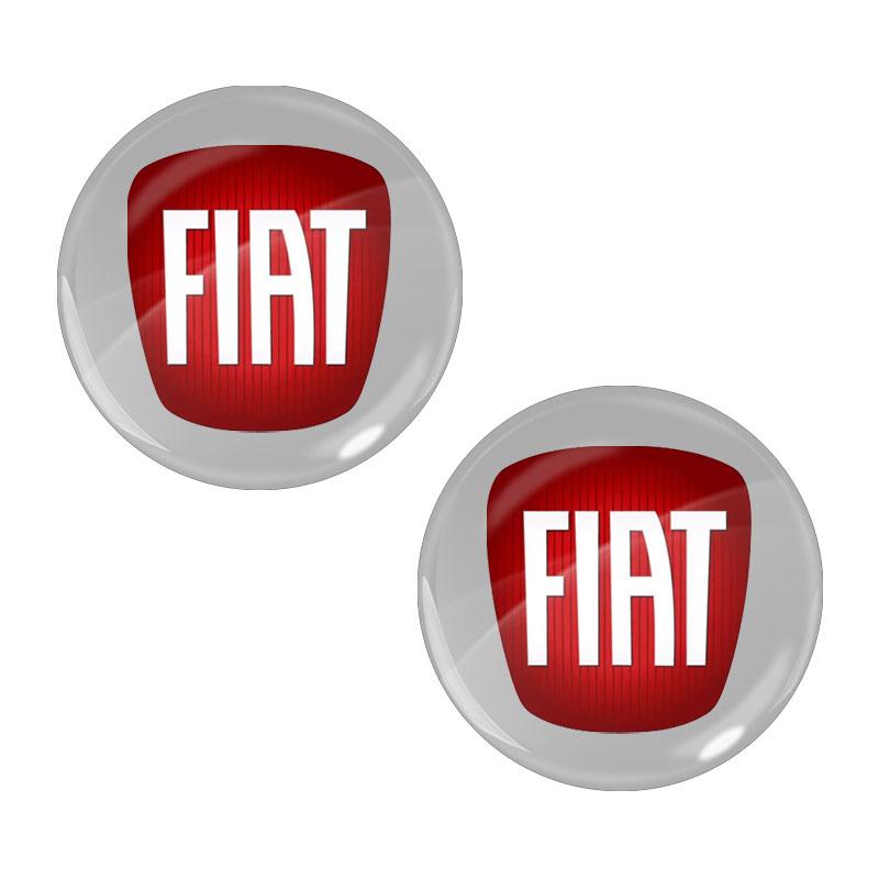 2/5/10Pcs 14mm Car Key Sticker Logo 3D Metal Emblem Car Accessories for FIAT Abbas 500 Grande Stilo Freemont Punto Astra Bravo Ducato