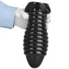 Extra Large Threaded Butt Plug Anal Black PVC Dildo Masturbator Big Dick Sex Toys Fisting Gay BDSM 18+