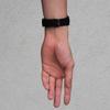 ERBORD Universal Silicone Strap 22mm, Tropic, Black / Black Buckle