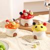 Cute Mushroom Fork Set: Stainless Steel Dessert & Fruit Picks In Jar for Kids' Safety