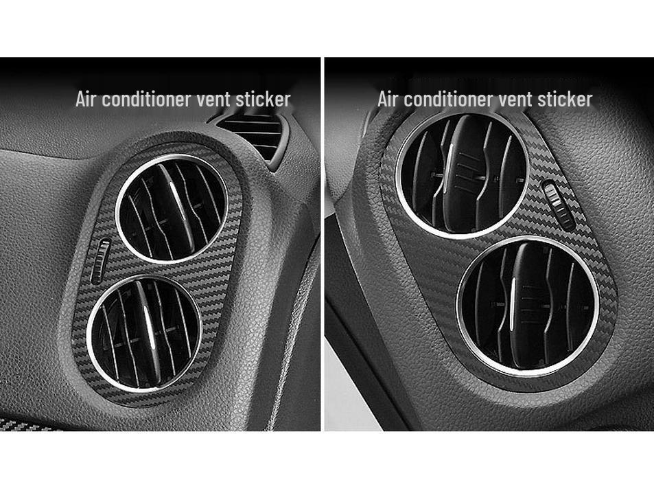 Volkswagen Tiguan 10-17 Innenraum Kohlefaser Kratz- & Trittschutz Konsole & Tür Kit