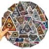 50 Eye of God Stickers Personalized Decoration Guitar Laptop Suitcase DIY Waterproof Stickers