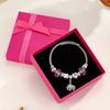Panjia Stainless Steel Crown Beaded Bracelet Adjustable Bracelet Women's Fashion Jewelry Gift