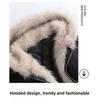 Winter Jacket Man Fur Collar Parka Thick Warm Coat Oversize Loose Casual Jacket Hooded Streetwear Cool