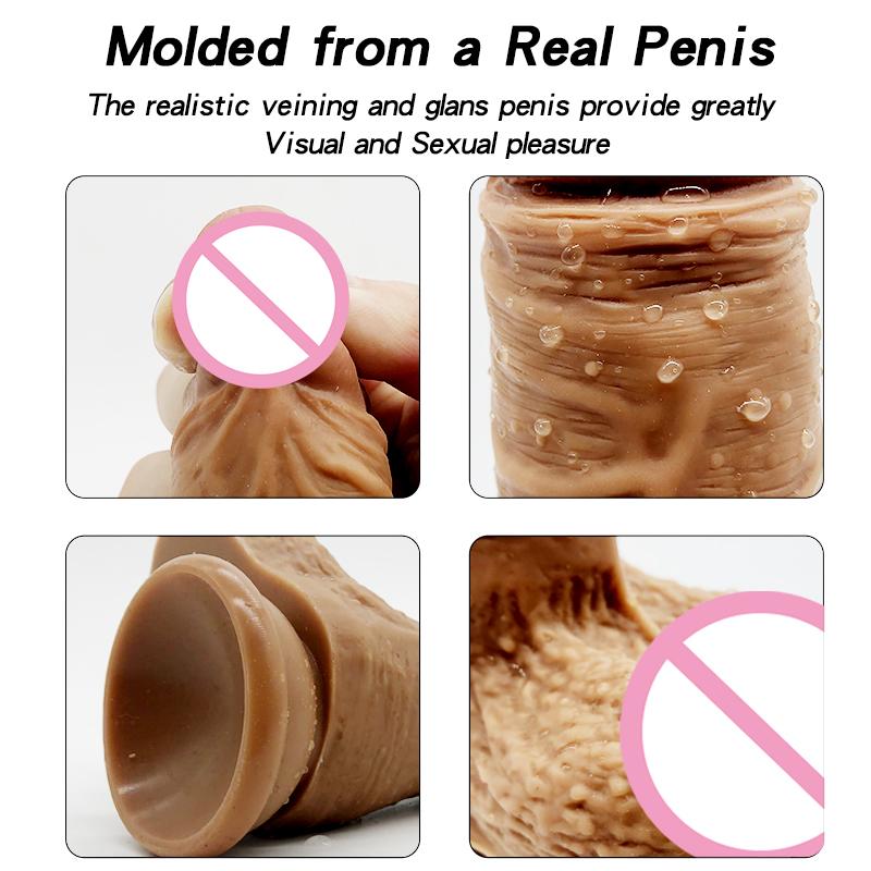 Wireless Remote Telescopic Dildo Vibrator Layer Silicone Big Penis Heating Realistic Dildo G Spot Massage Sex Toy for Women