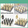 Lojo Ninja Scheletro Soldato Blocchi da Costruzione Plastica ABS Particelle Mini Figure da Costruzione