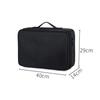 Portable Large Capacity Makeup Bag Oxford Professional Cosmetic Case 3 Stage Kit Waterproof Makeup Storage Box Women