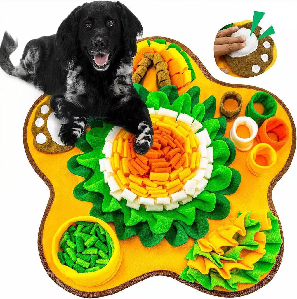 Pet Sniffing Mat: Indoor Dog & Cat Foraging Toy, Decompression Puzzle & Slow Feeder