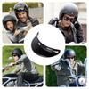 Motorcycle Face Shield, Motorcycle Sun Visor - 3 Clip Design Helmet Sun Visor, Retro