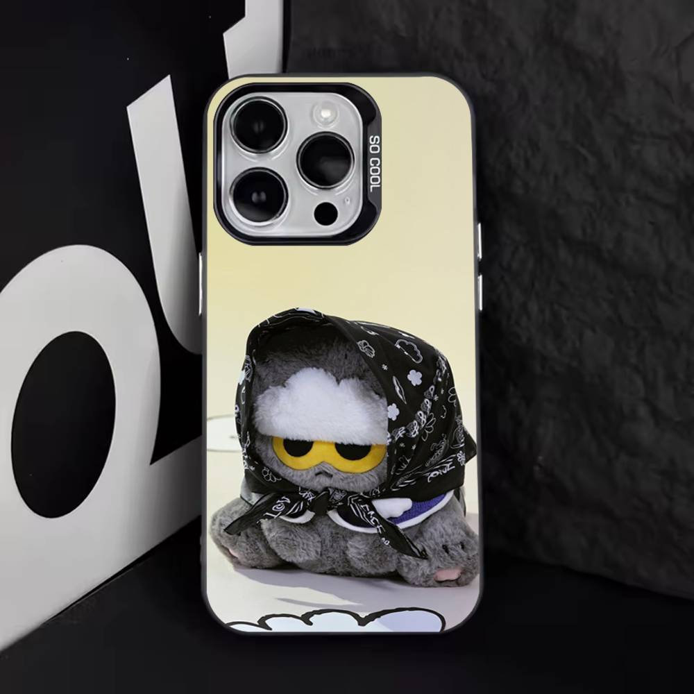 

Милый чехол для телефона Z-Zo-friend для iPhone 17,16,15,14,13,12,11,Pro,XS,Max,Plus,Mini,SE4,E IMD Матовый черный iPhone17Pro