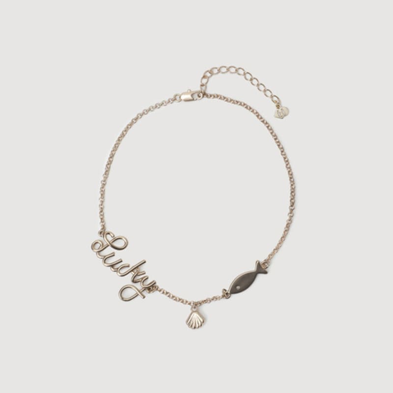 

LUCKY CHOUETTE A-Lucky Lettering Necklace (gold) LXEAM25810GDX Yellow