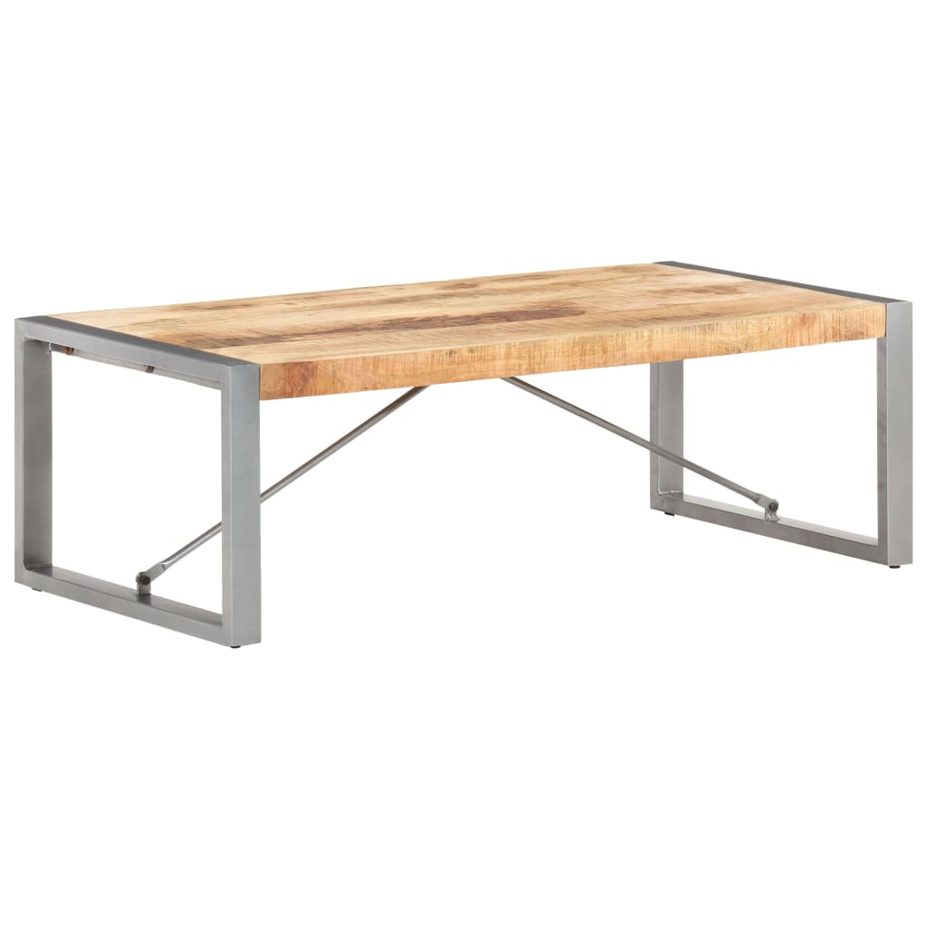 Coffee Table 120 x 60 x 40 cm Rough Mango Wood