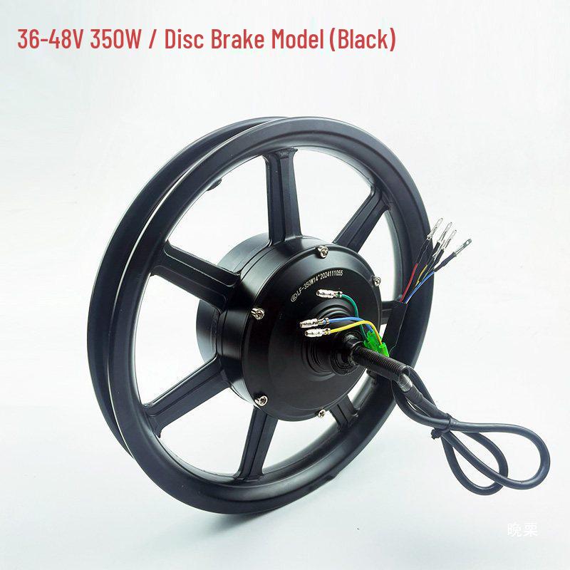 14-inch Folding Electric Bike: Dual Drive, 350W/500W High-Speed Brushless Motor, 36V/48V