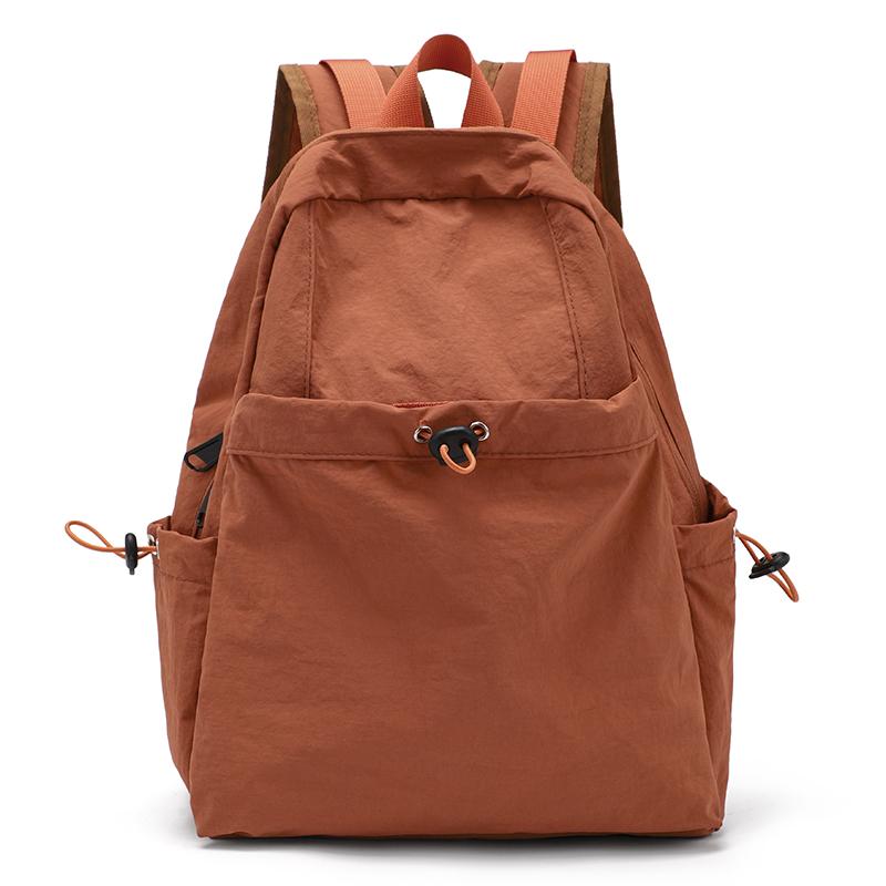 Korean-style Large-capacity Nylon Fabric Double-shoulder Bag for Women - Ins Lightweight Casual Commuting Backpack, Simple Schoo