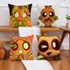 G-Gourdy D-Dandys W-World Pillow Case Pattern Printed Pillowcase For Living Room Sofa Cushion Cover