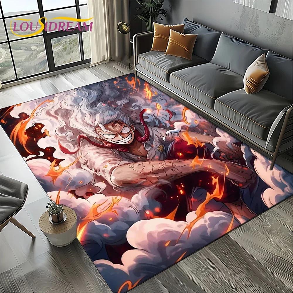3D One PIECE-E Japan Anime Cartoon Carpet Rug for Living Room Bedroom Home Sofa Decoration,Kids Play Area Rug Non-slip Floor Mat