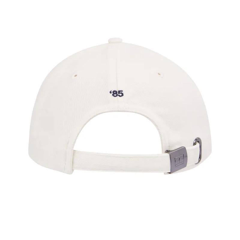 Tommy Hilfiger Solid color design cotton peaked cap men's white AM0AM12531 YBH