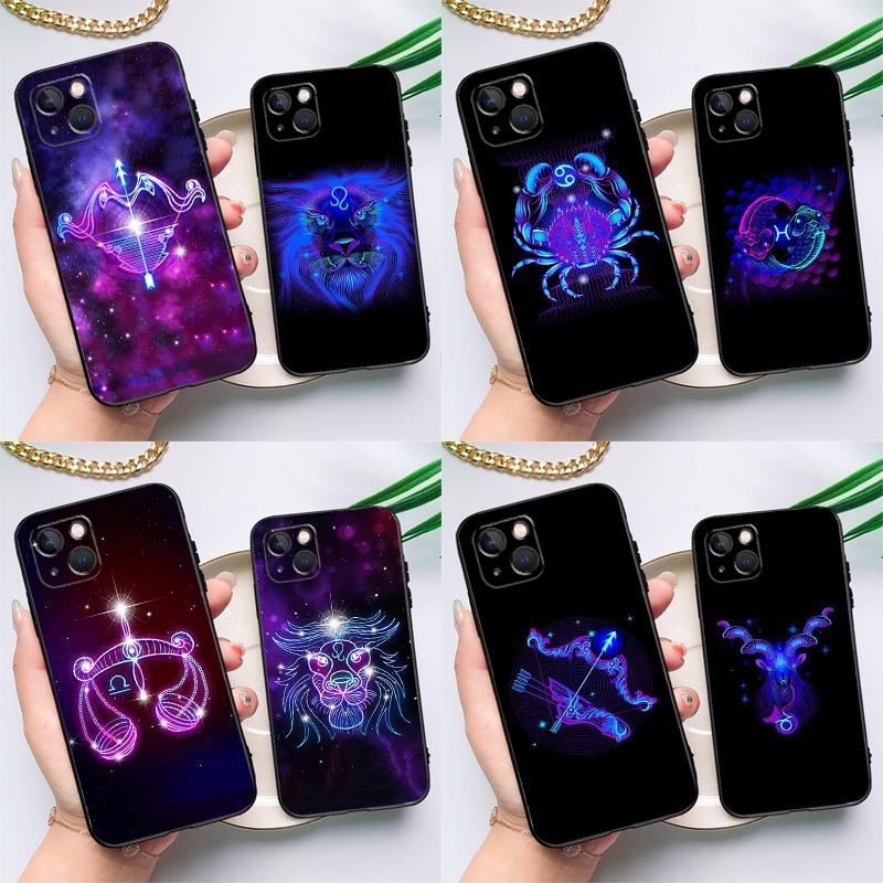 Zodiac Signs Case For Oppo A74 A54 A94 A80 A60 A40 A18 A38 A58 A78 A98 A96 A76 A16 A15 A17 A57 A5 A6 Pro