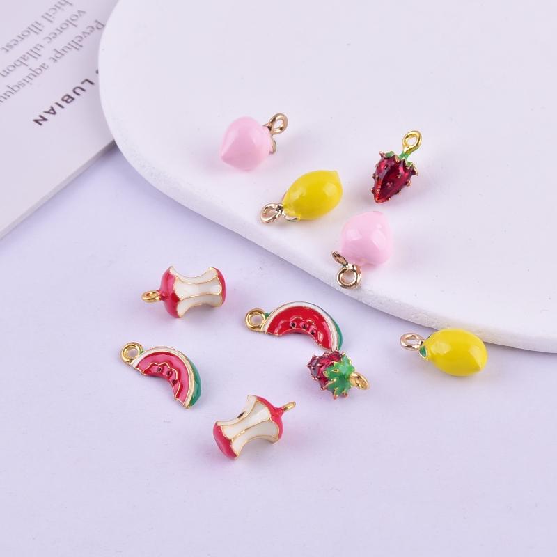10pcs Fashion Pineapple Charms for Earrings Pendants Necklaces Charms Pendant for Jewelry Making Craft DIY Accessories
