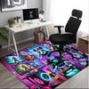 1PC Custom Name Cyberpunk Paradise Theme Floor Mat Ideal for Living Room, Game Rooms, Office, Bedroom,Floor Mat Playful Design
