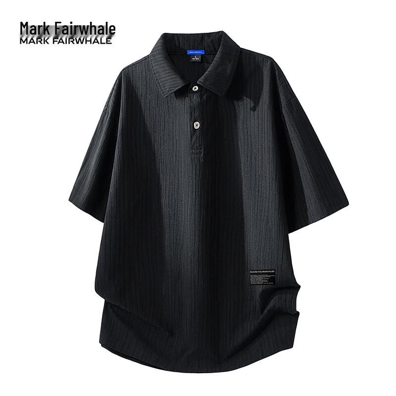 

MARK FAIRWHALE Men s Cooling Knit Jacquard Polo Shirt M