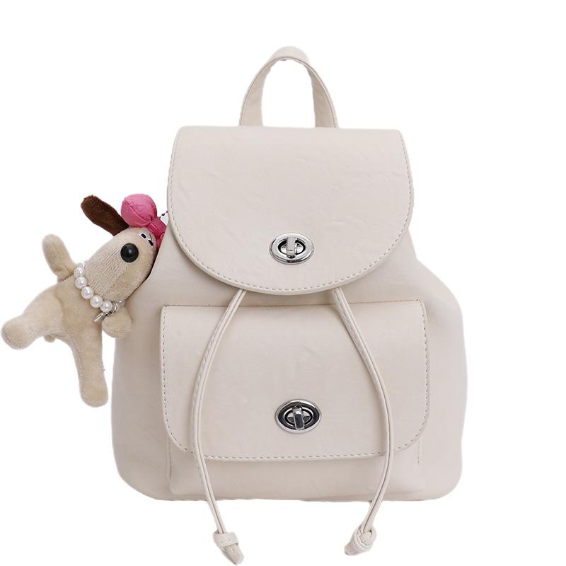 American Retro Backpack Large Capacity Bag Foreign Style Fashionable Backpack Outdoor Commuter Bag Going Out Travel Small Bag