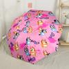 Bluey Friends Outdoor Automatic Umbrella Compact 8-Rib Lightweight Sturdy Construction All-Season Umbrella for Travel Fashion Lovers