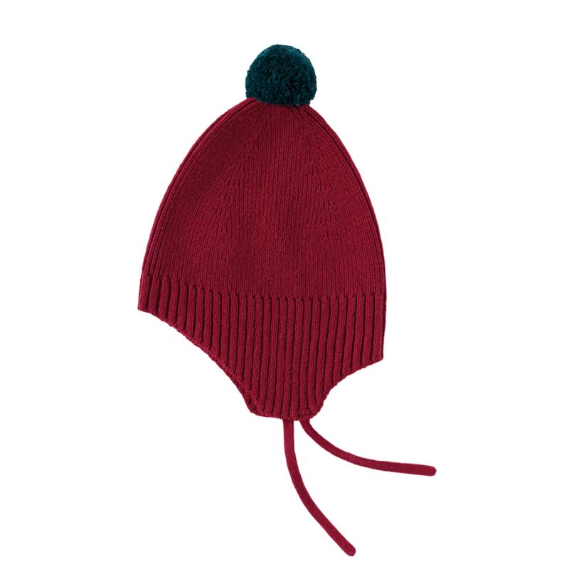 Babylove Baby Winter Knitted Beanie with Ear Protection 44cm