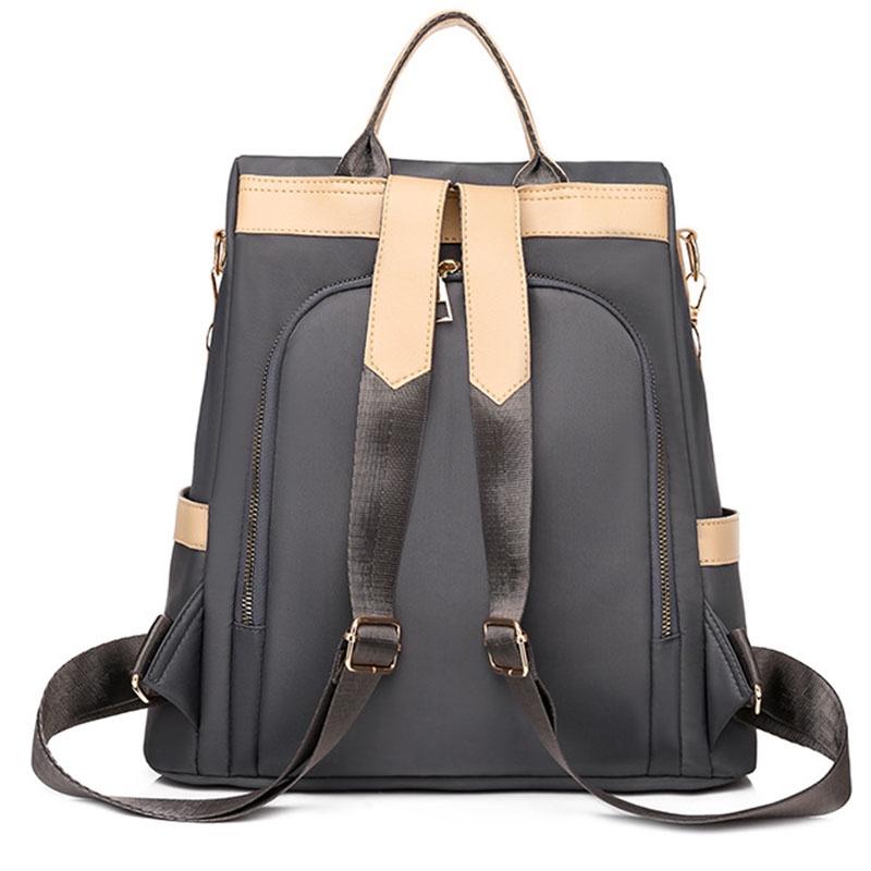 IELGY Ladies Casual Backpack Fashion Oxford Anti-theft Travel Backpack