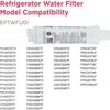 Reemplazo de Filtro de Agua para Refrigerador Paquete de 3 Compatible con Frigidaire EPTWFU01 Puresource Ultra II Cada 6 Meses