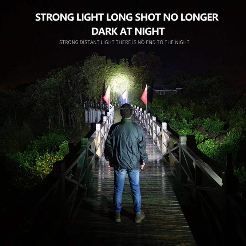 Mini COB LED Headlamp Sensor Flashlight Torch Work Light Outdoor Camping Night Fishing Headlight Riding Helmet Headband Lamp